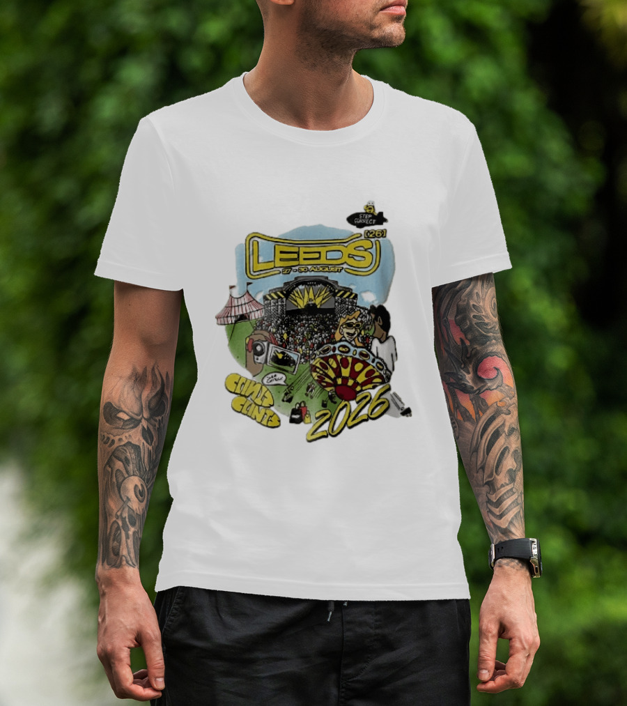 Leeds Step Correct 27 30 August 2026 Music Festival Fairground Clints Cantz T-Shirt