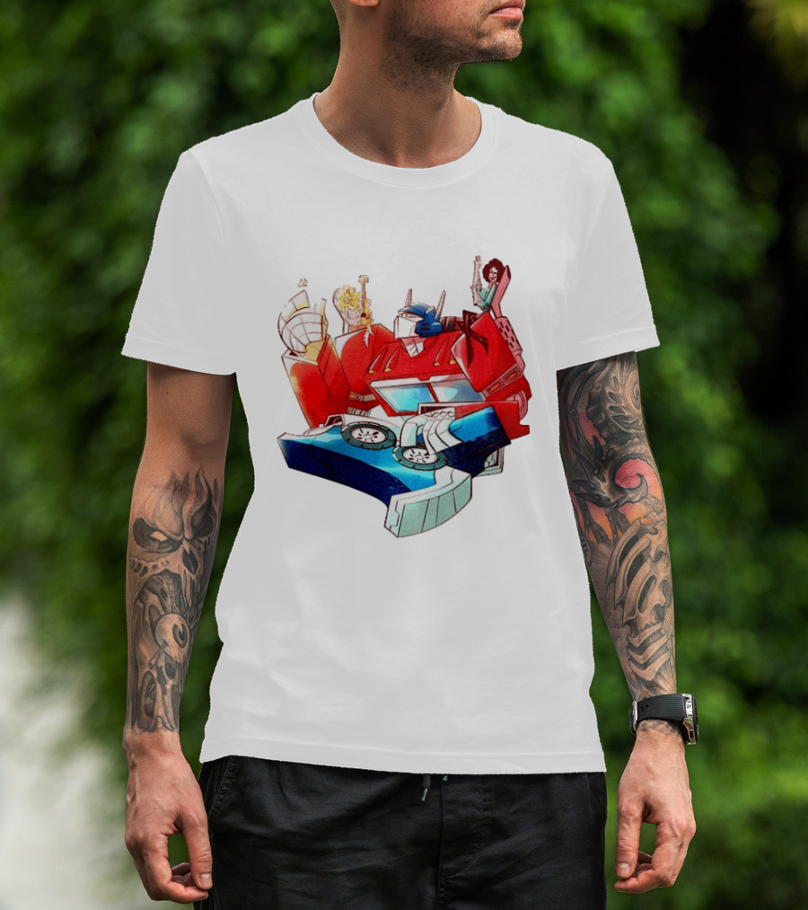 Dolly Parton Tim Curry Peter Cullen Optimus Prime T-Shirt