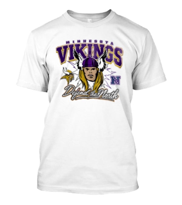 Minnesota Vikings Thor Defend The North Fan Gear T-Shirt