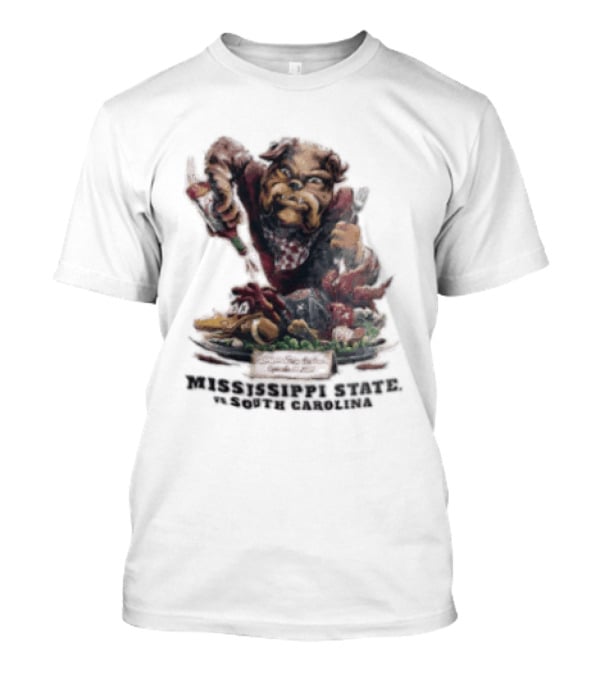 Williams Price Stadium September 19 2026 Mississippi State Vs South Carolina Bulldog T-Shirt
