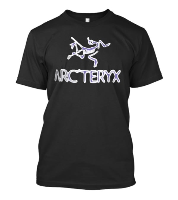 Arc'teryx Archaeopteryx Skeleton Purple White Liquid Distortion Y2K T-Shirt