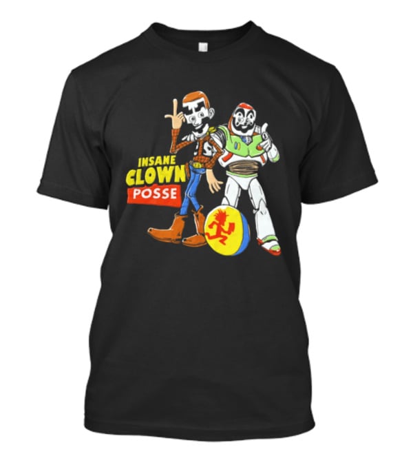 Insane Clown Posse Woody Buzz Lightyear Juggalo Pixar Ball T-Shirt