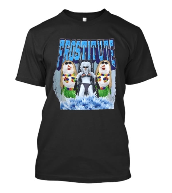 Frostitute Snowmen Bikini Wigs Sunglasses Ice Splash T-Shirt
