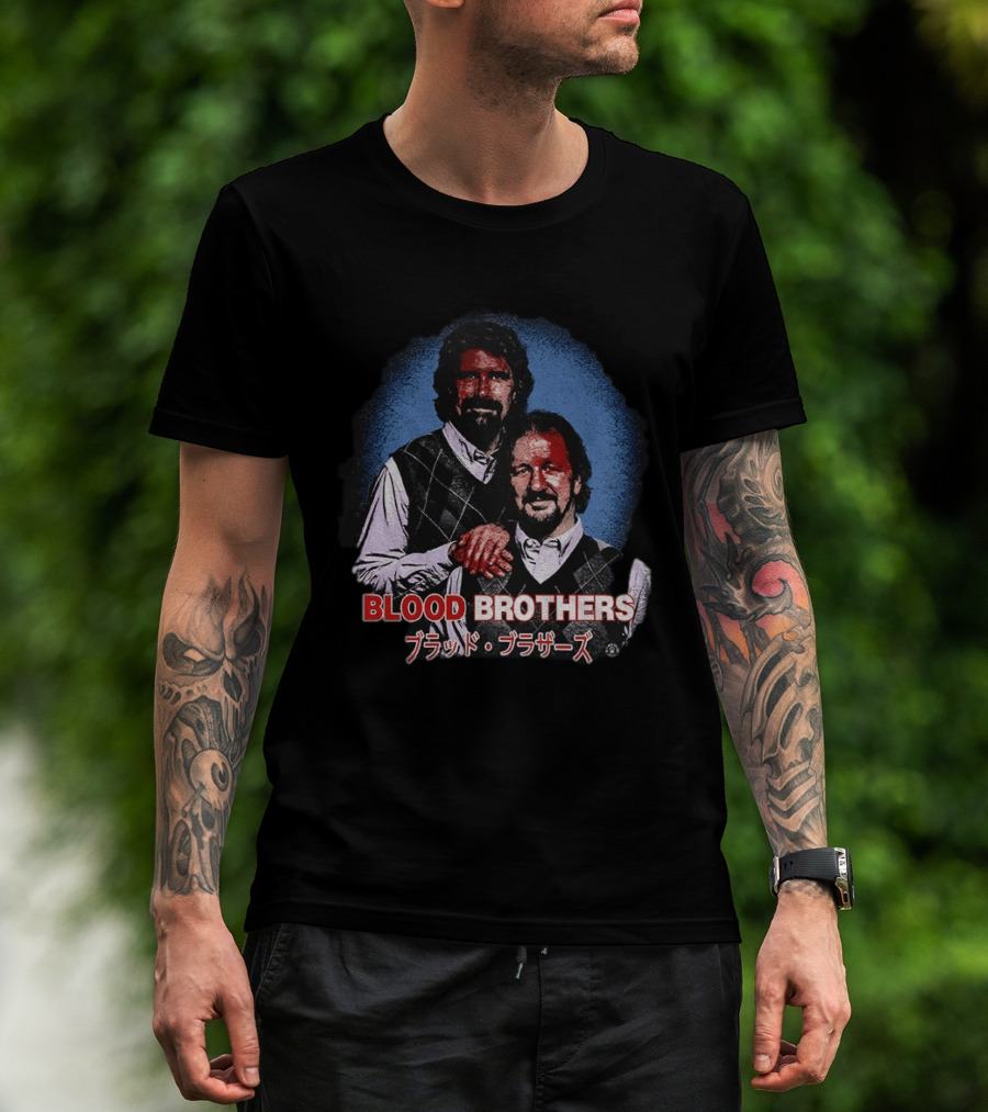 Mick Foley Terry Funk Blood Brothers T-Shirt