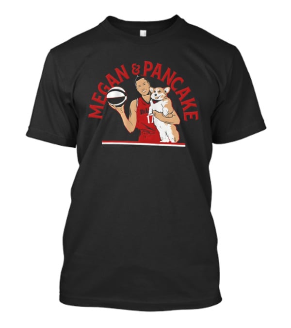 Megan & Pancake DiLeo Portland Player WNBA T-Shirt