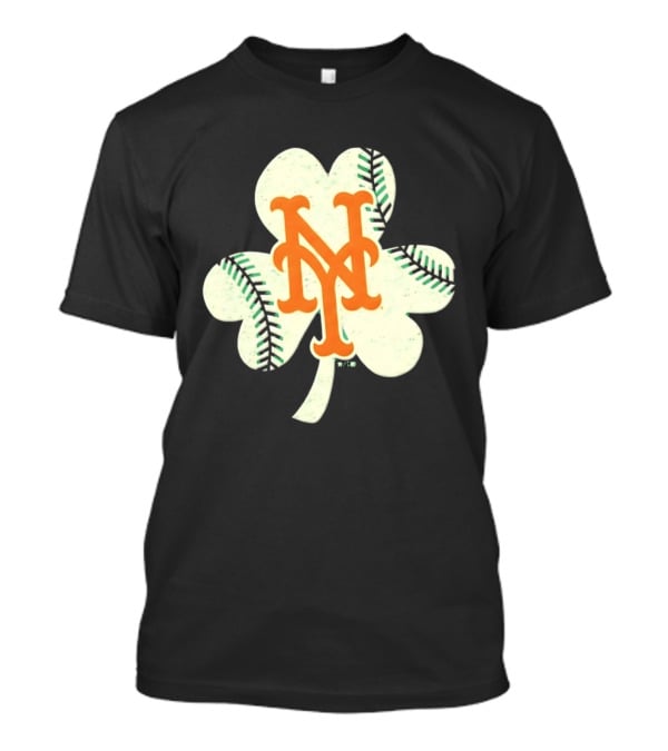 New York Mets Irish Shamrock Baseball 2026 T-Shirt