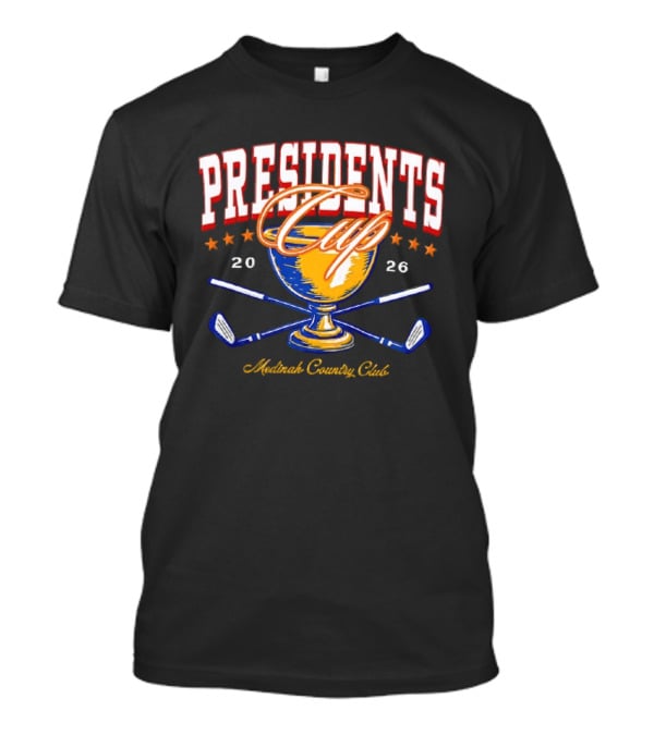 Presidents Cup 2026 Medinah Country Club Golf Trophy T-Shirt