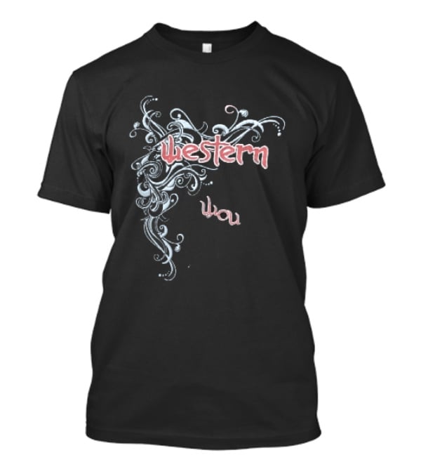 Western You Flourish Swirl Line T-Shirt