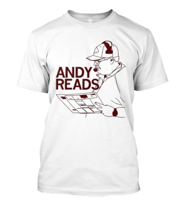 Andy Reads Kansas City Chiefs Coach Andy Reid T-Shirt