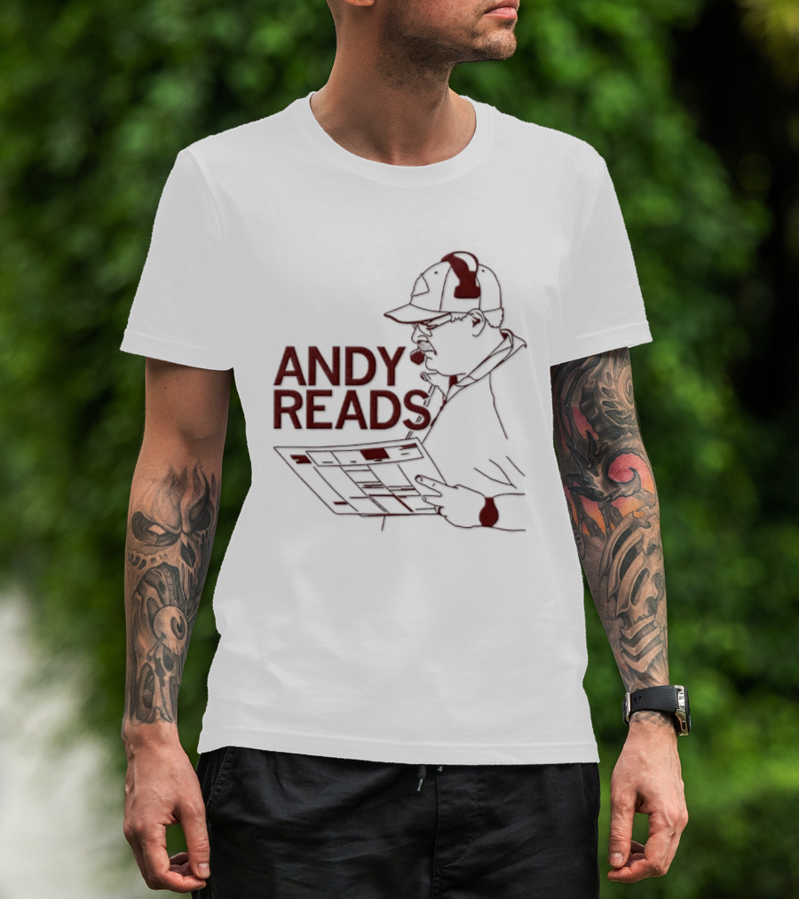 Andy Reads Kansas City Chiefs Coach Andy Reid T-Shirt