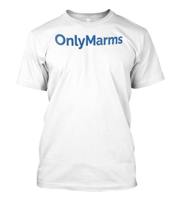OnlyMarms OnlyFans Blue T-Shirt
