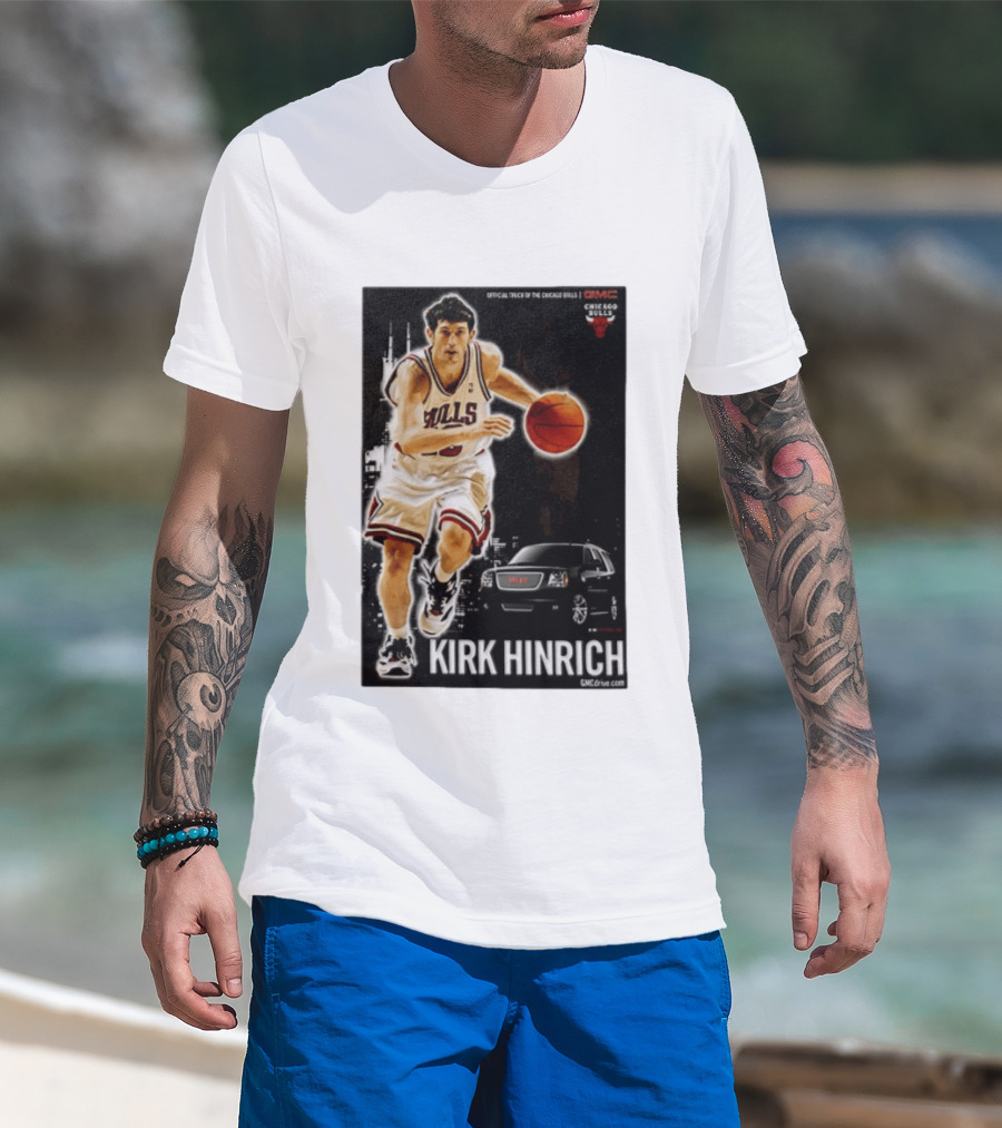 Kirk Hinrich Chicago Bulls GMC Basketball Action T-Shirt