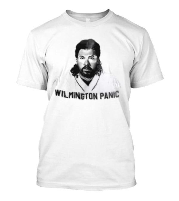 Wilmington Panic Danny Mcbride Kenny Powers Halftone Sunglass Tan Mullet T-Shirt