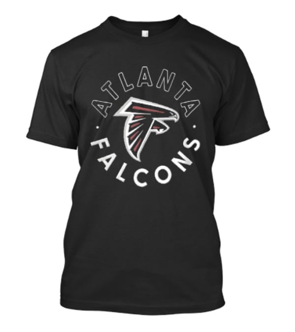 Atlanta Falcons NFL Team Emblem With Stylized Falcon T-Shirt