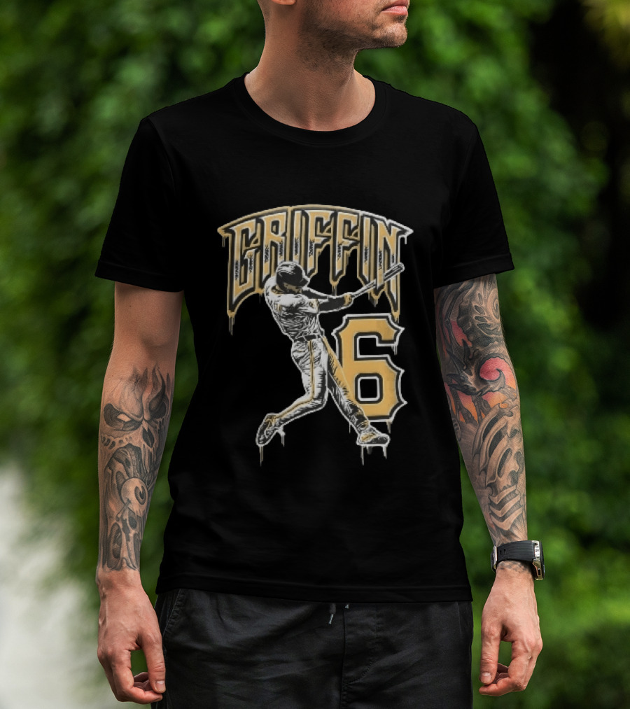 Konnor Griffin 6 Pittsburgh Pirates 2026 City Connect Baseball Player T-Shirt