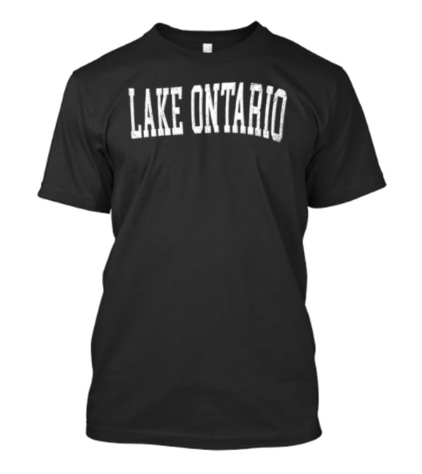 Lake Ontario Distressed Arched T-Shirt