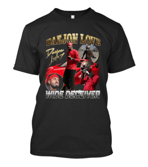 Daejon Love Wide Deceiver Red Car Helmet Bold Look T-Shirt