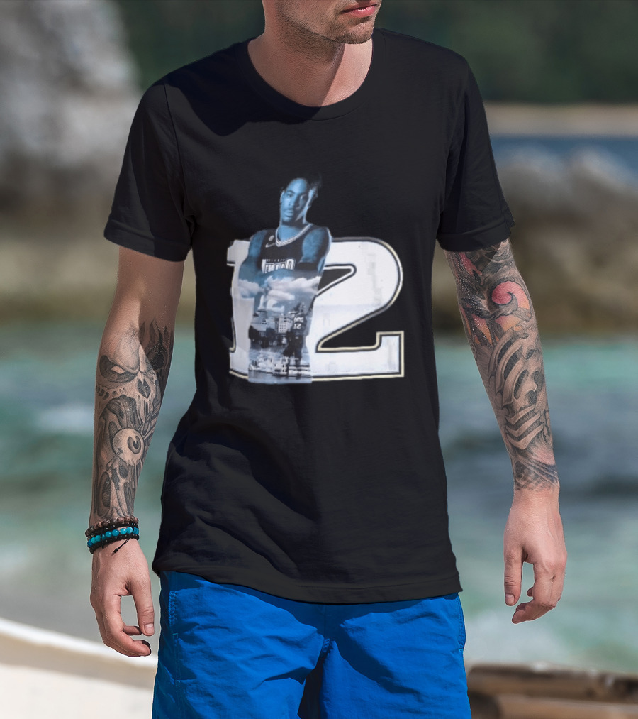 Essentials Ja Morant Black Memphis Grizzlies Player Number 12 T-Shirt