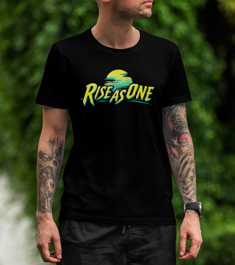 Nicholas Daley Carhartt WIP Rise As One Sun Wave Yellow Neon T-Shirt
