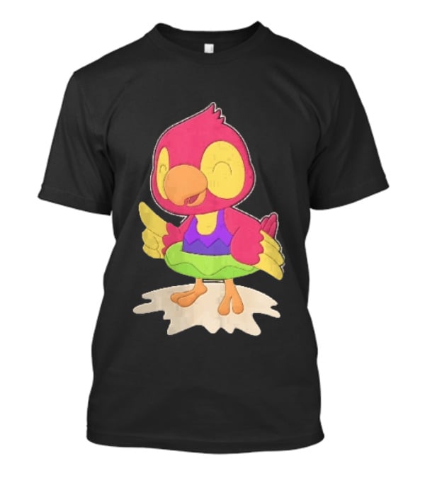 Parrot Inflatable Float Summer Fun Bird T-Shirt