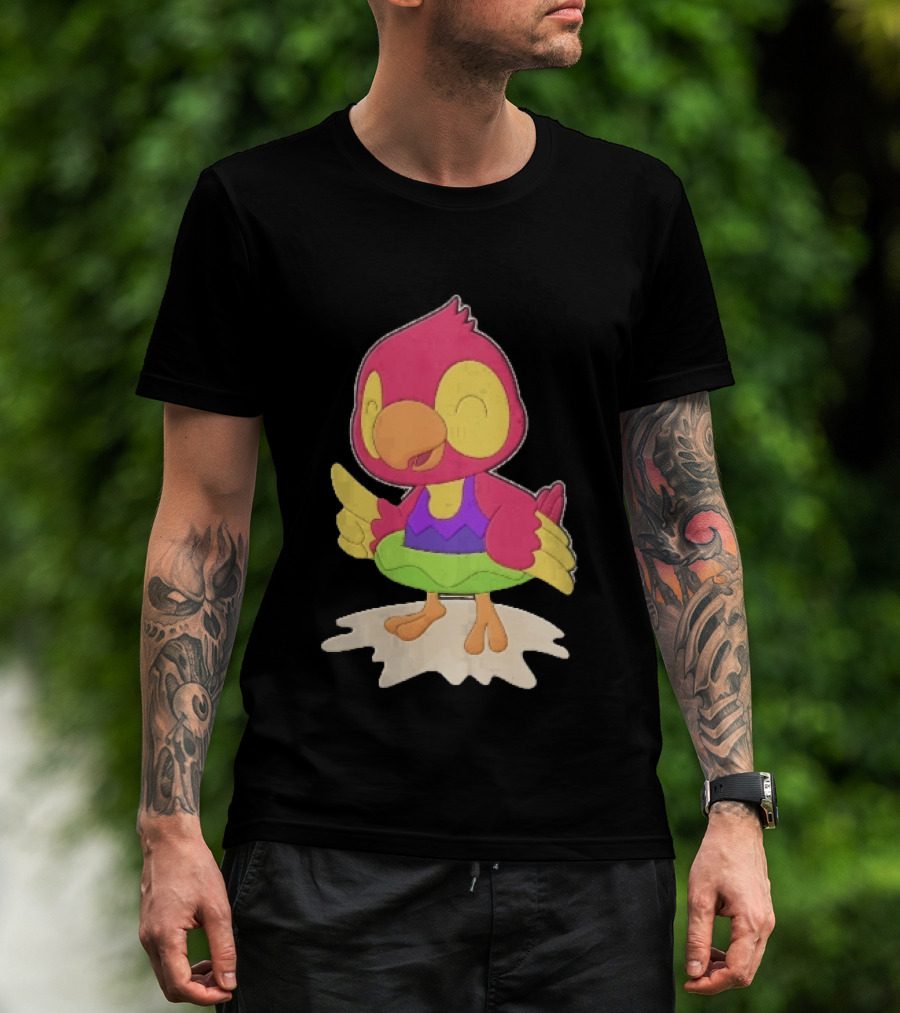 Parrot Inflatable Float Summer Fun Bird T-Shirt