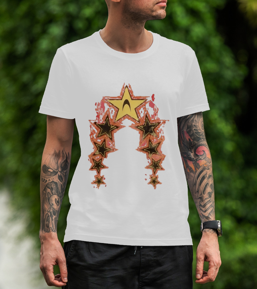 BTS Jin Chicago All Star Starfleet Emblem Arch T-Shirt