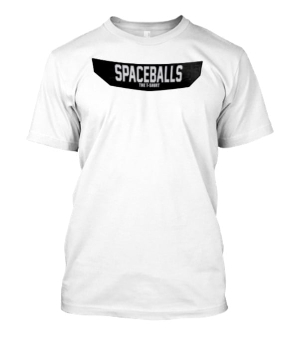 Spaceballs The Geometric Black Banner Block Lettering T-Shirt