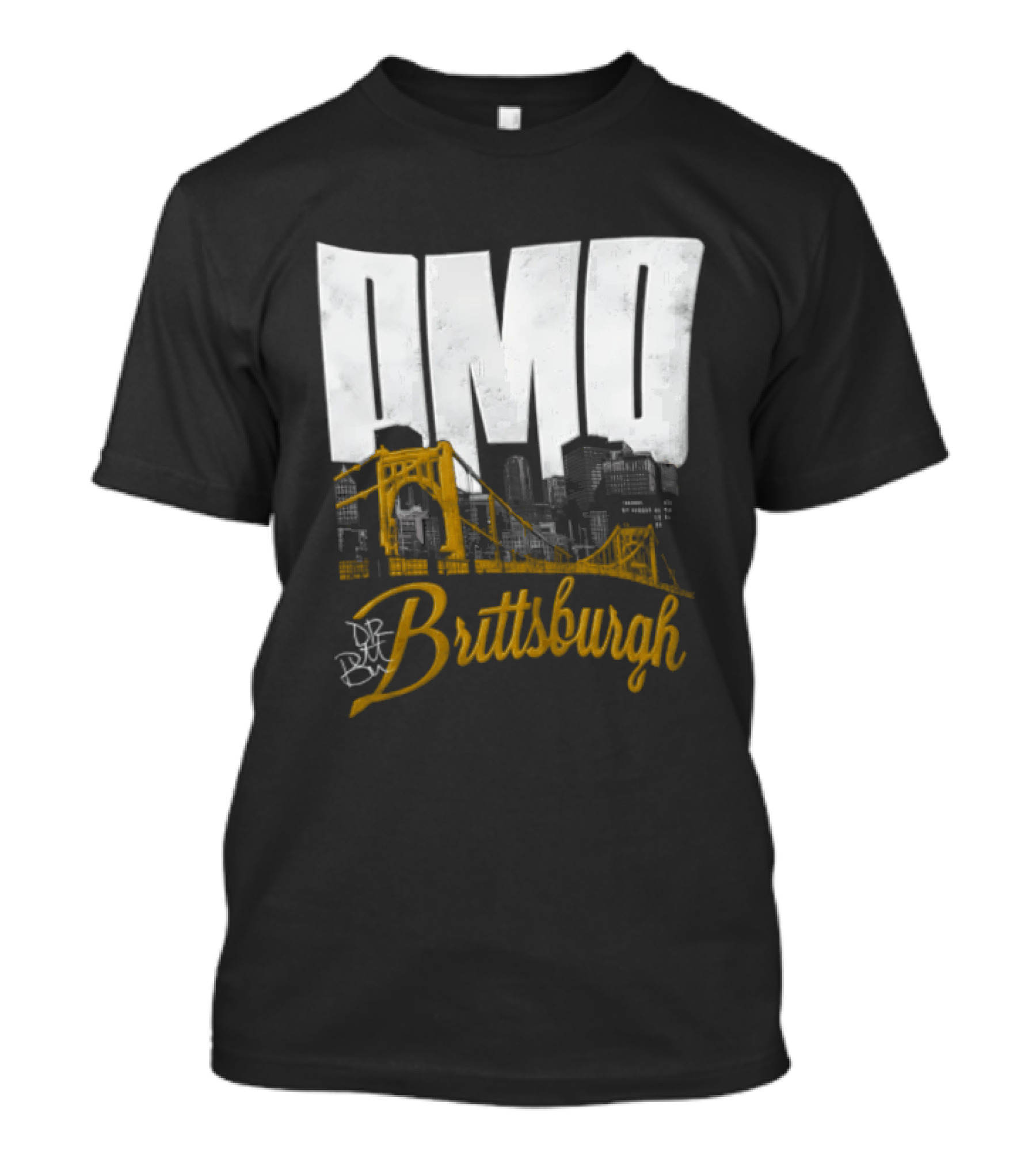 DMO Britt Baker Brittsburgh City Skyline Bridge T-Shirt