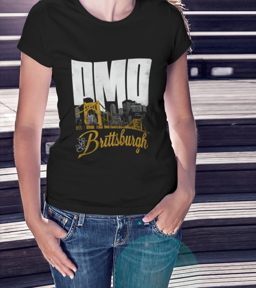 DMO Britt Baker Brittsburgh City Skyline Bridge T-Shirt