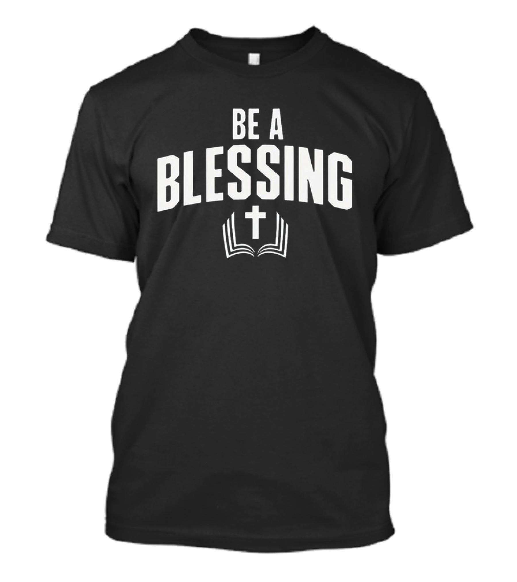 Be A Blessing Drake Maye Cross And Open Book T-Shirt