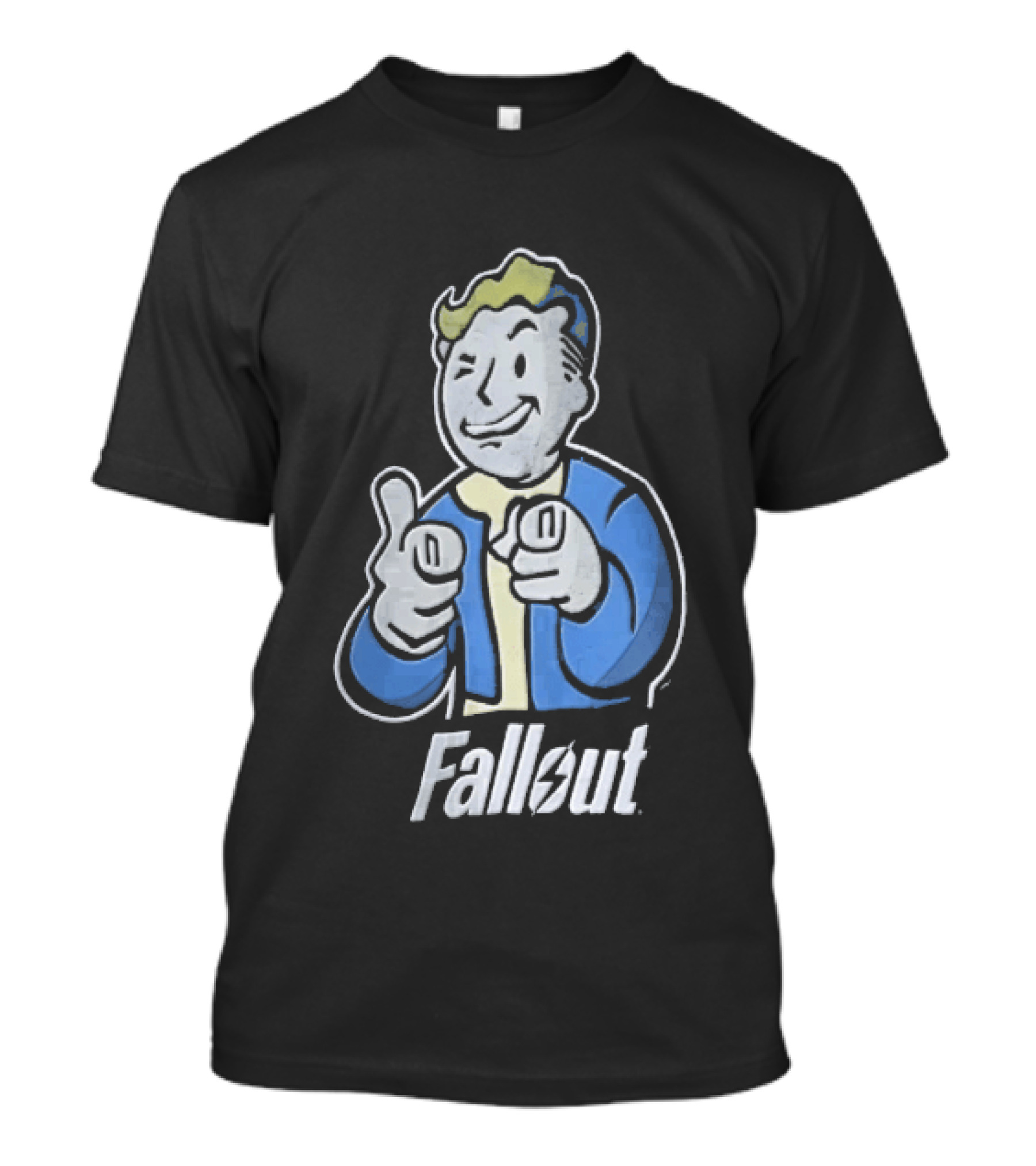 Fallout Vault Boy Pointing Finger T-Shirt