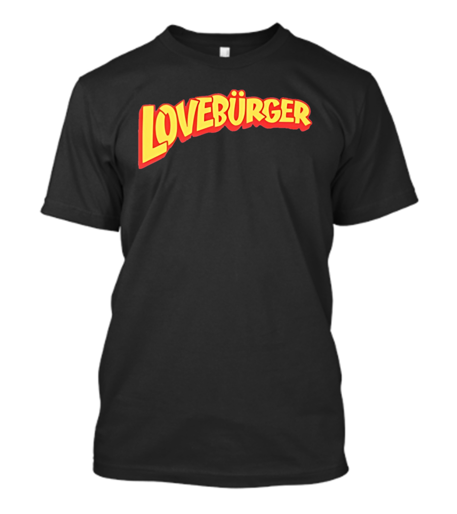 LOVEBURGER Colorful Retro Style Branding T-Shirt