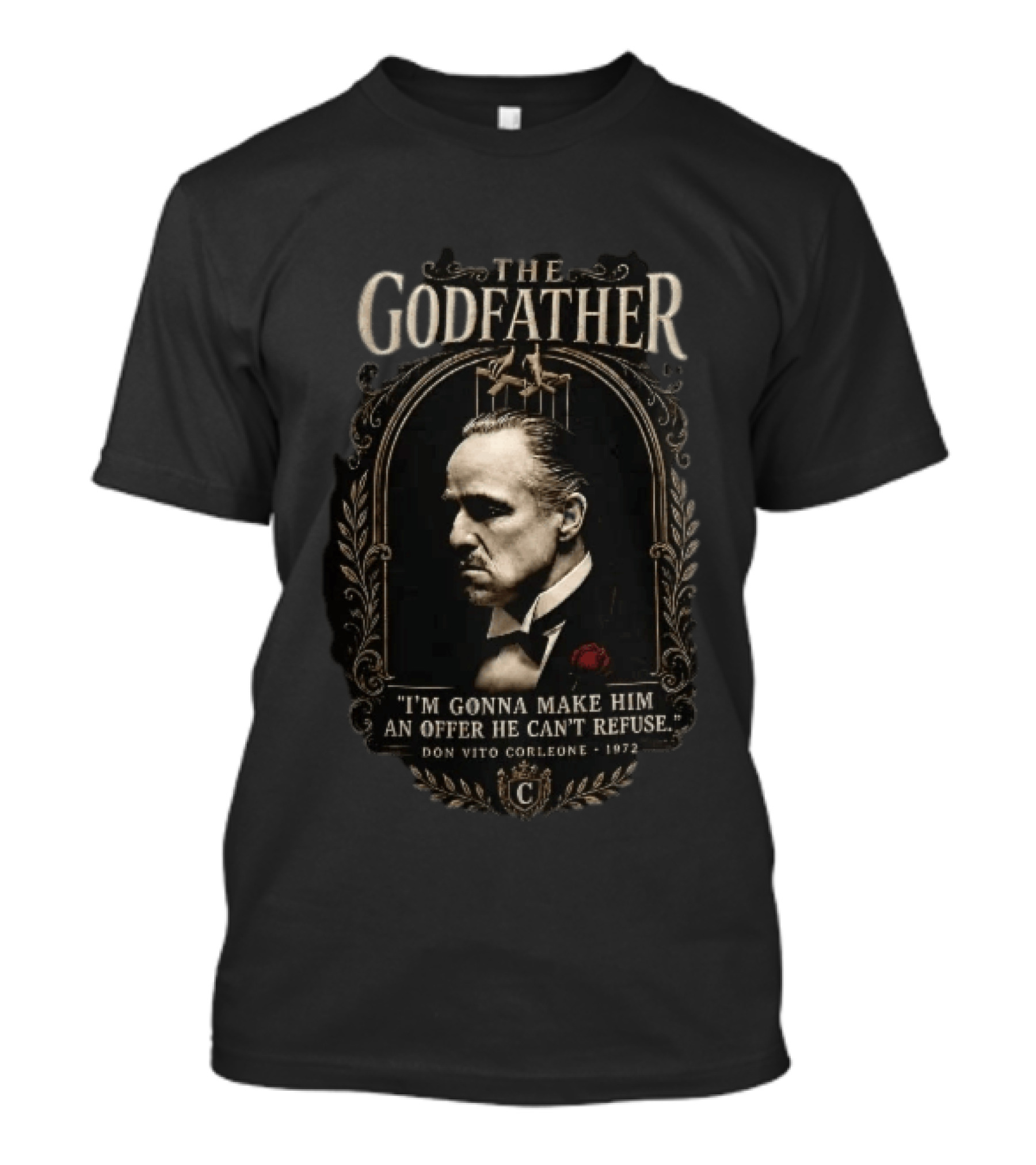 The Godfather I'm Gonna Make Him An Offer He Can't Refuse Don Vito Corleone 1972 T-Shirt