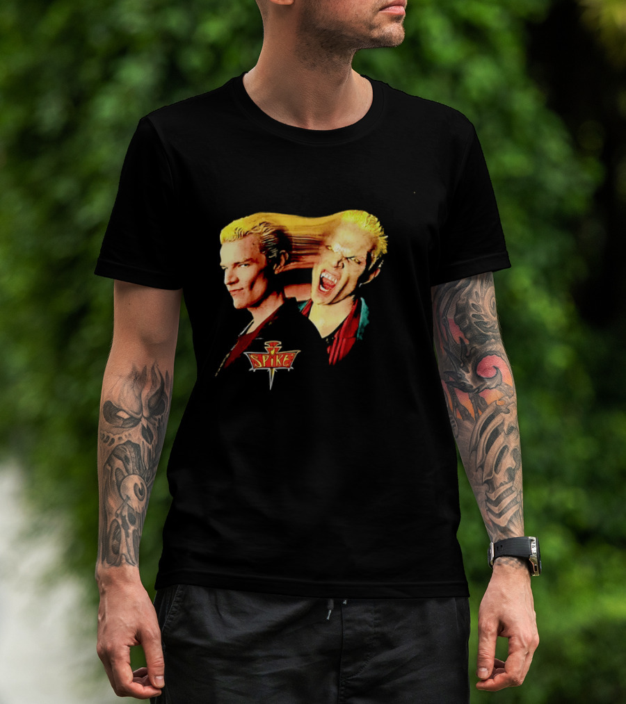 Spike Buffy The Vampire Slayer Movie Iconic Blond Vampire Characterística T-Shirt