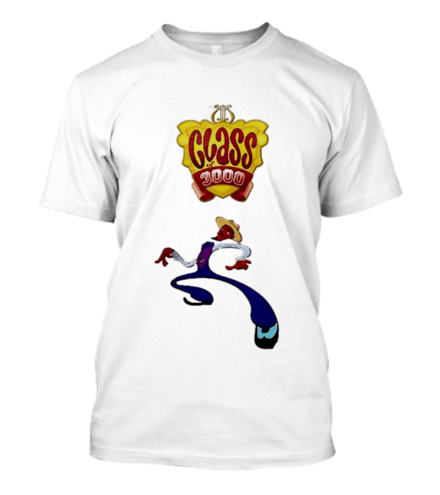 Class Of 3000 Cartoon 2015 Posing Straw Hat Vest T-Shirt