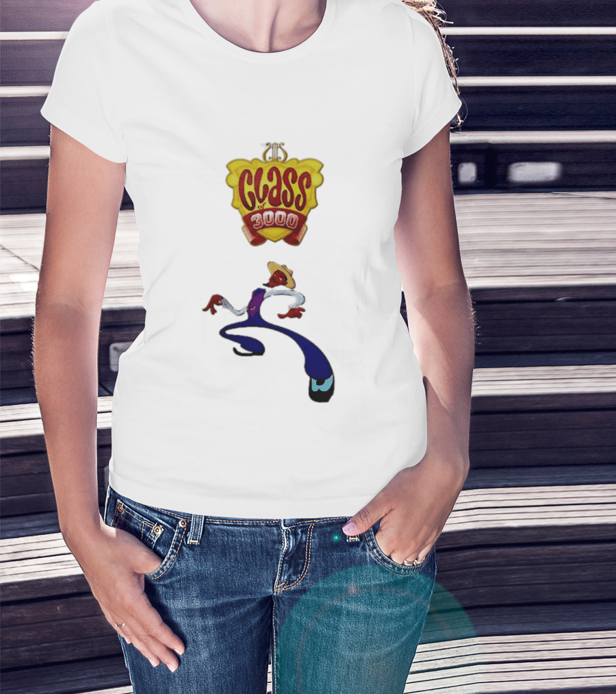 Class Of 3000 Cartoon 2015 Posing Straw Hat Vest T-Shirt