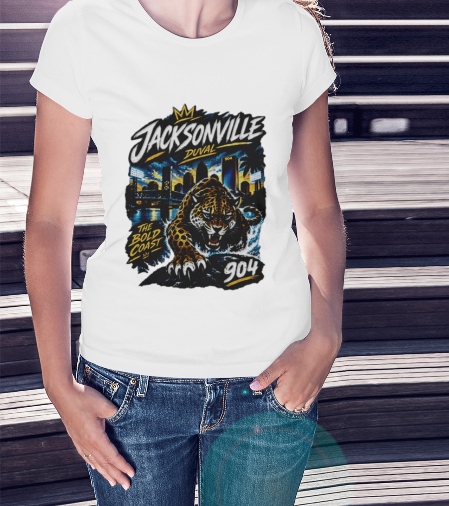 Jacksonville Duval 904 The Bold Coast T-Shirt