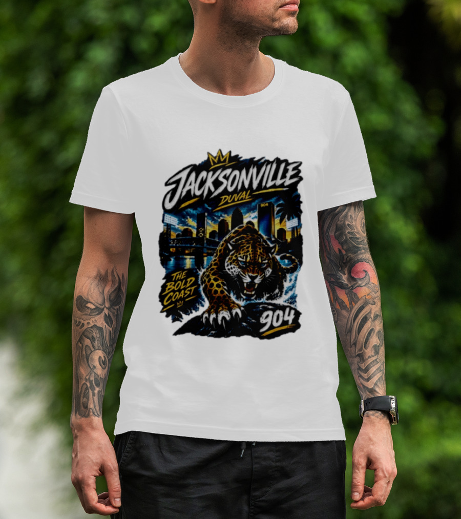 Jacksonville Duval 904 The Bold Coast T-Shirt