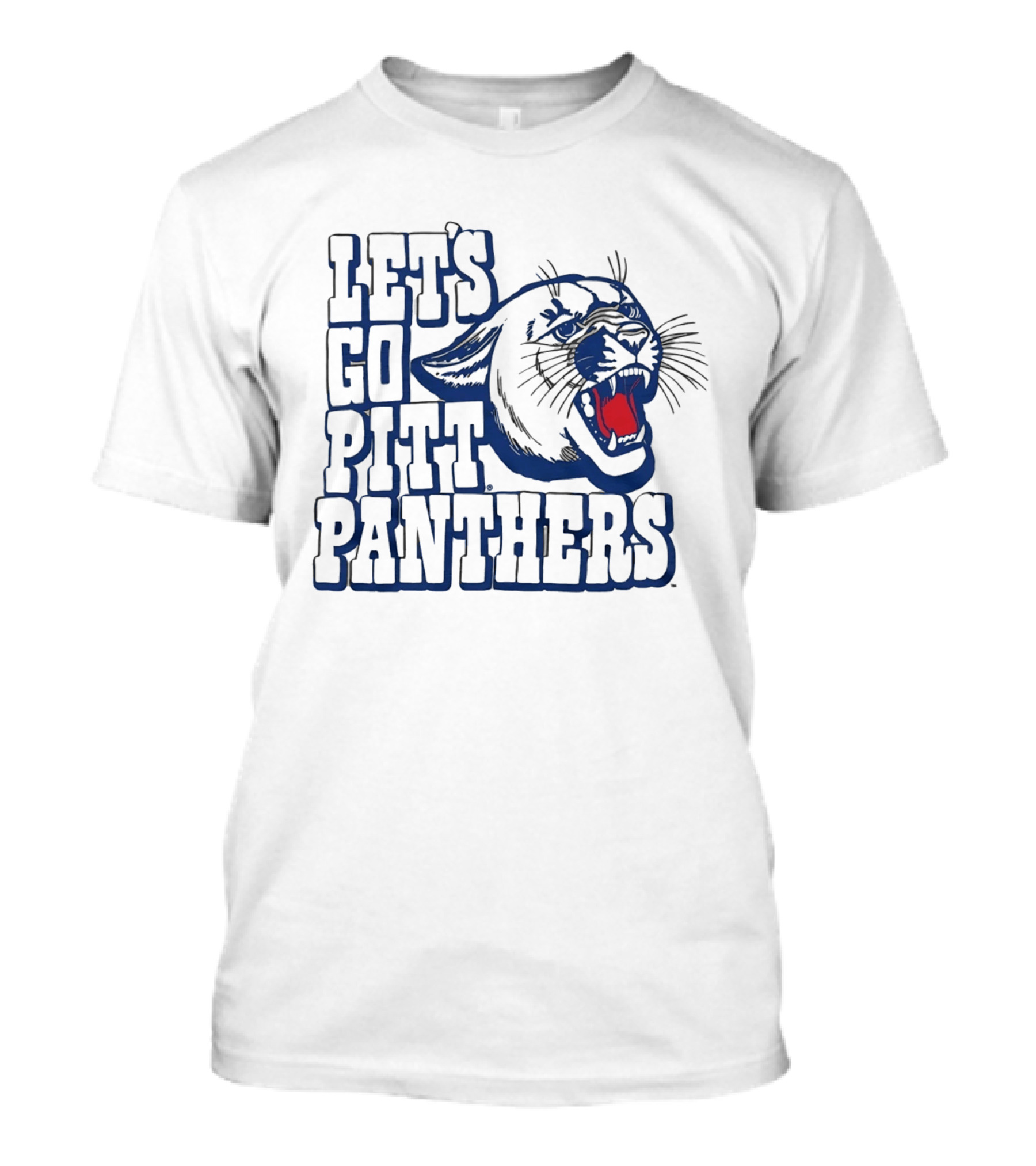 Let's Go Pitt Panthers Roaring Panther T-Shirt