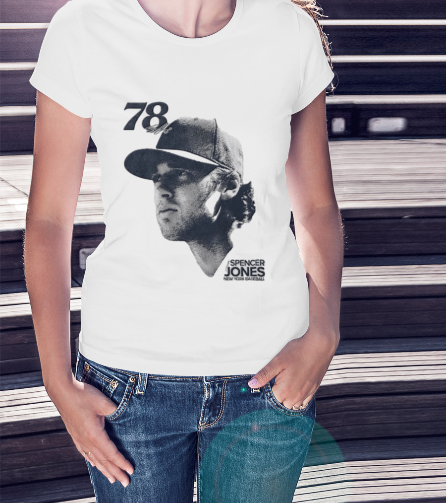 Spencer Jones No 78 New York Yankees MLB Lineage Series T-Shirt