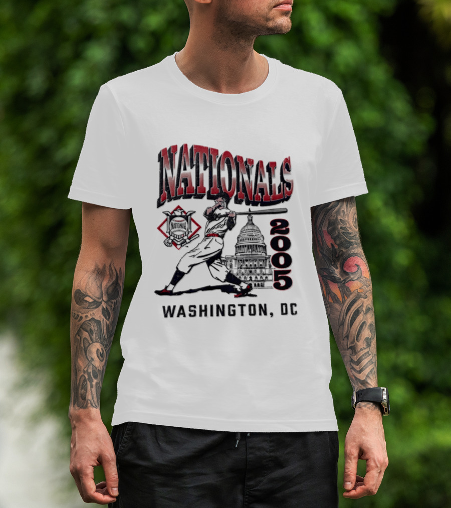 Washington Nationals 2005 Washington DC Baseball T-Shirt