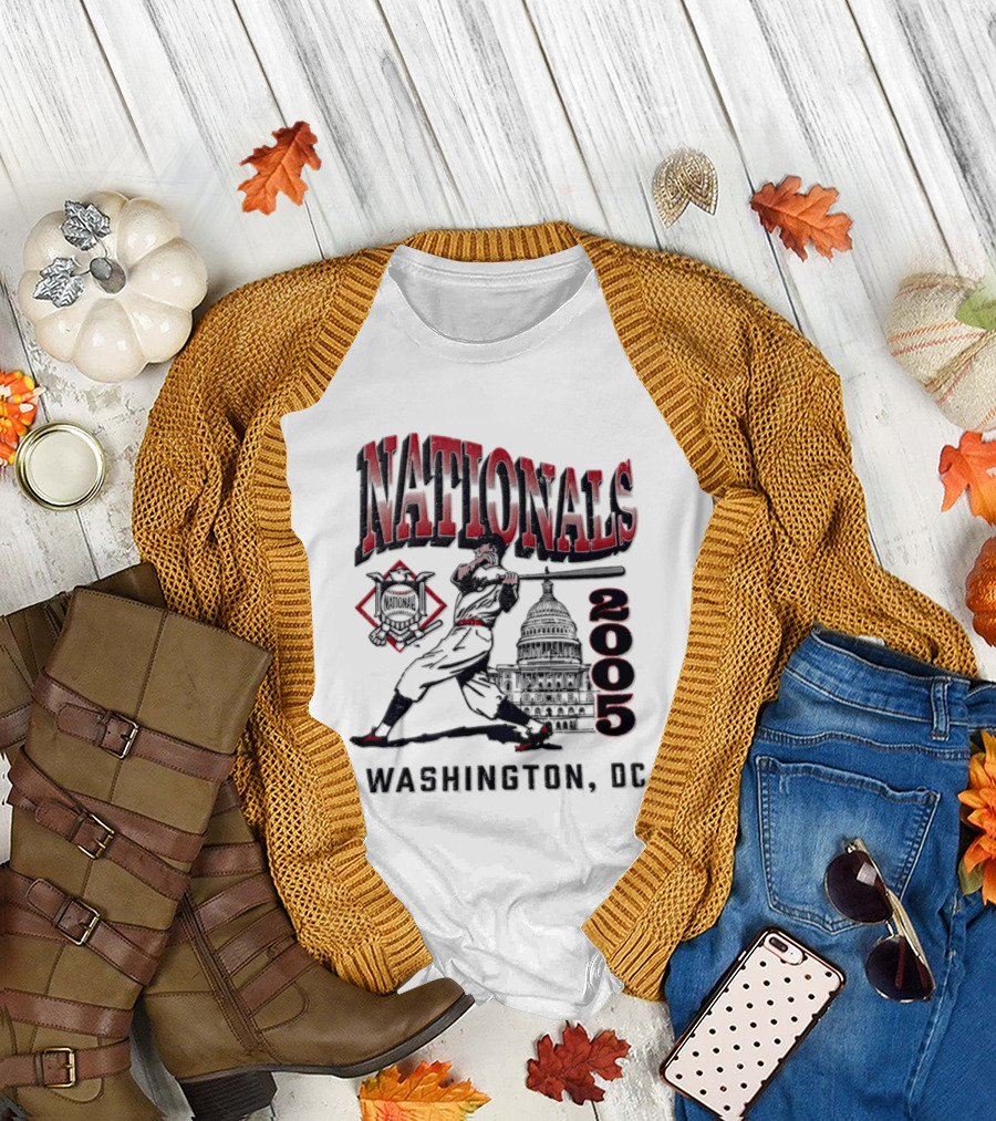 Washington Nationals 2005 Washington DC Baseball T-Shirt