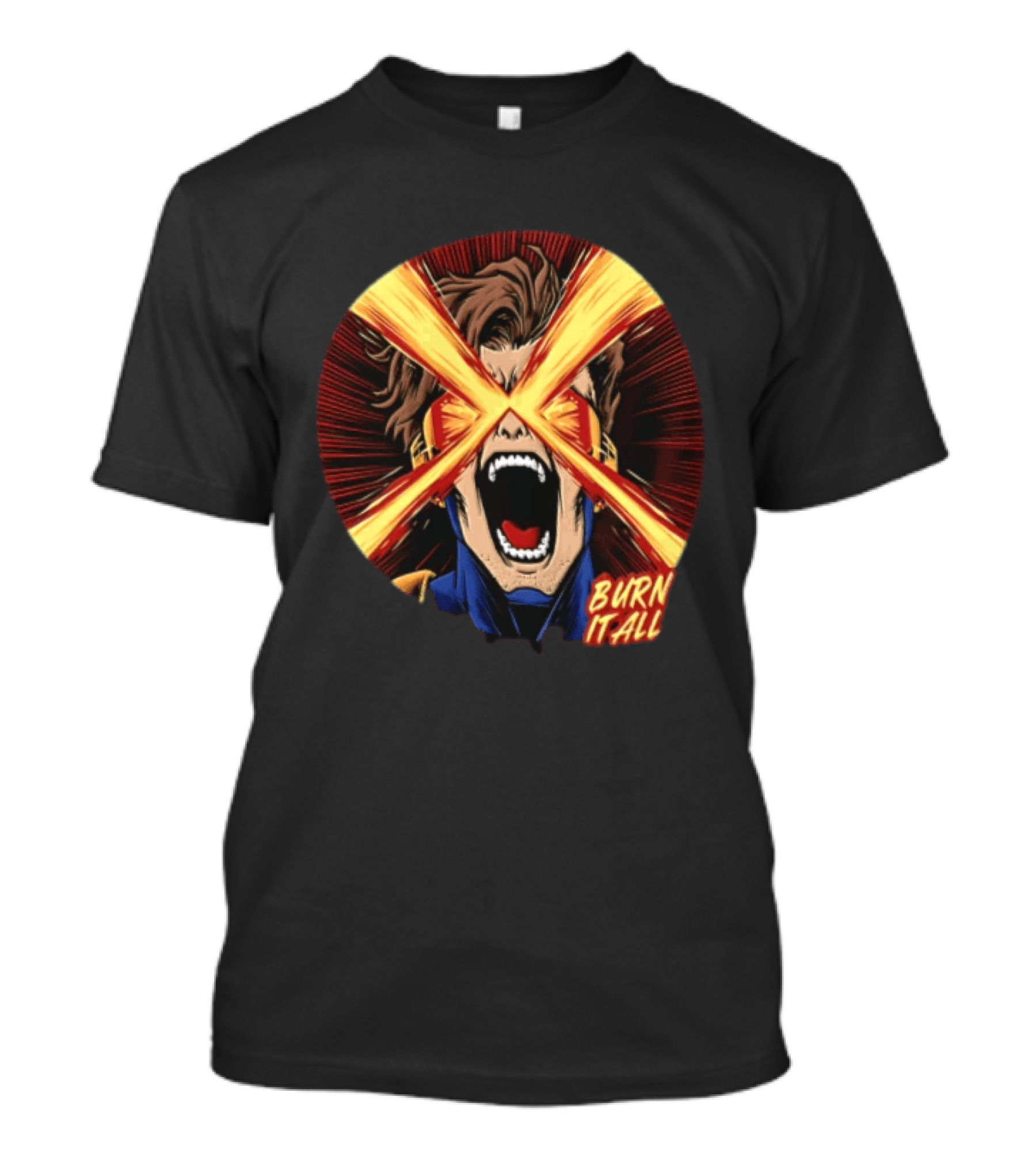 Burn It All Scream Visor Optic Beams T-Shirt