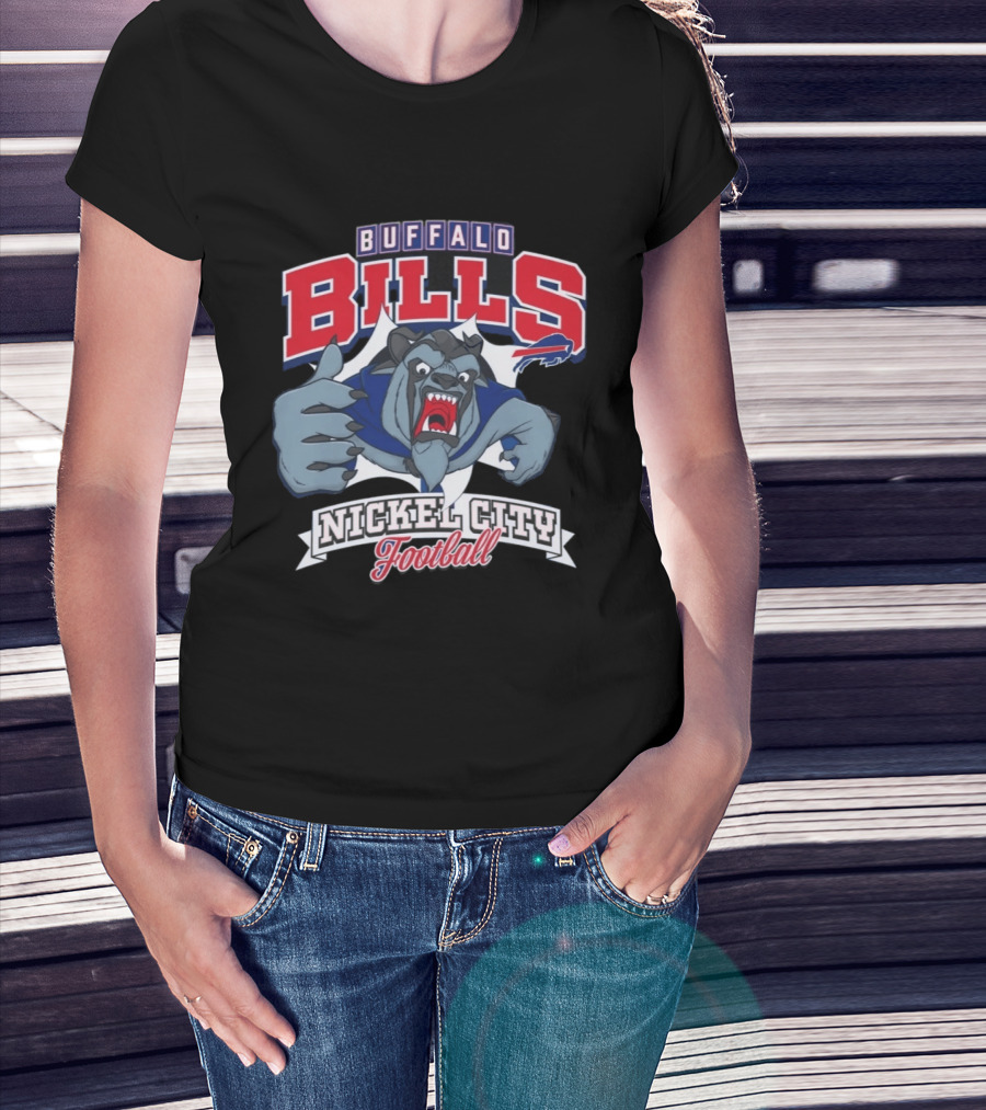 Buffalo Bills Nickel City Football Disney Beast T-Shirt