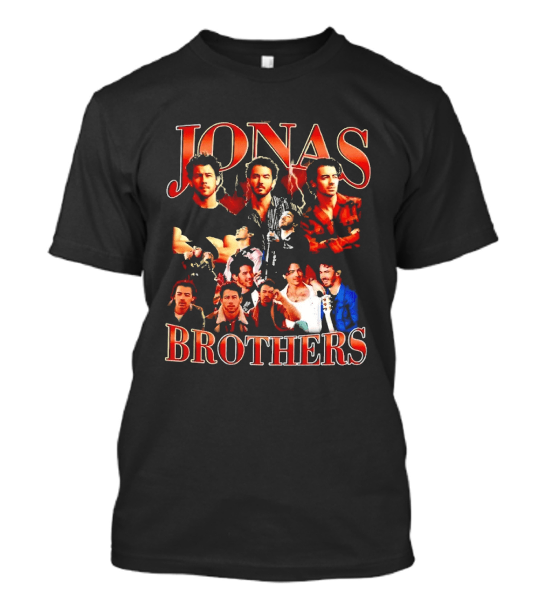 Jonas Brothers Tour Collage Fans Classic Compilation T-Shirt