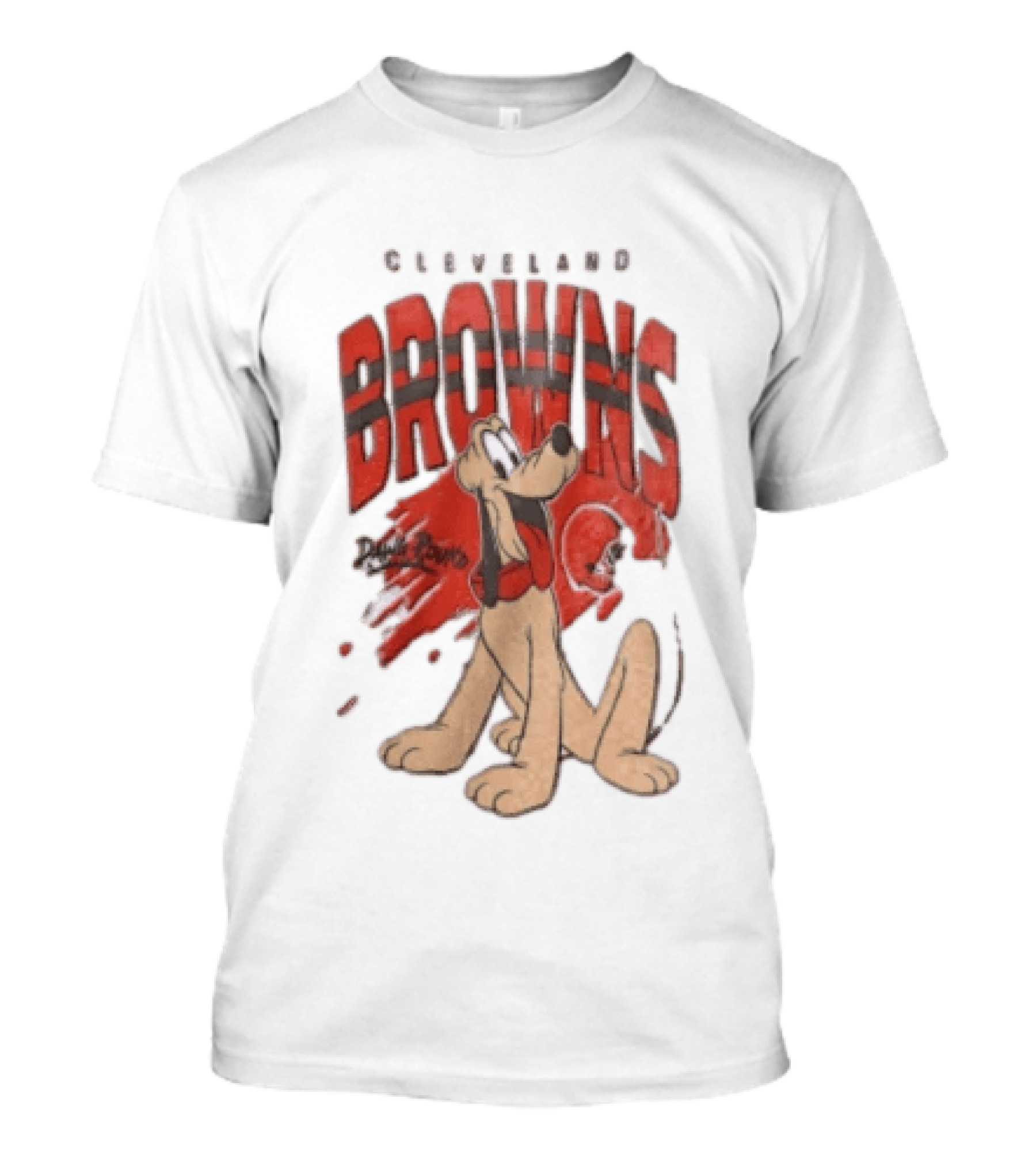 Cleveland Browns Pluto Dawg Pound Football Fan Gear T-Shirt