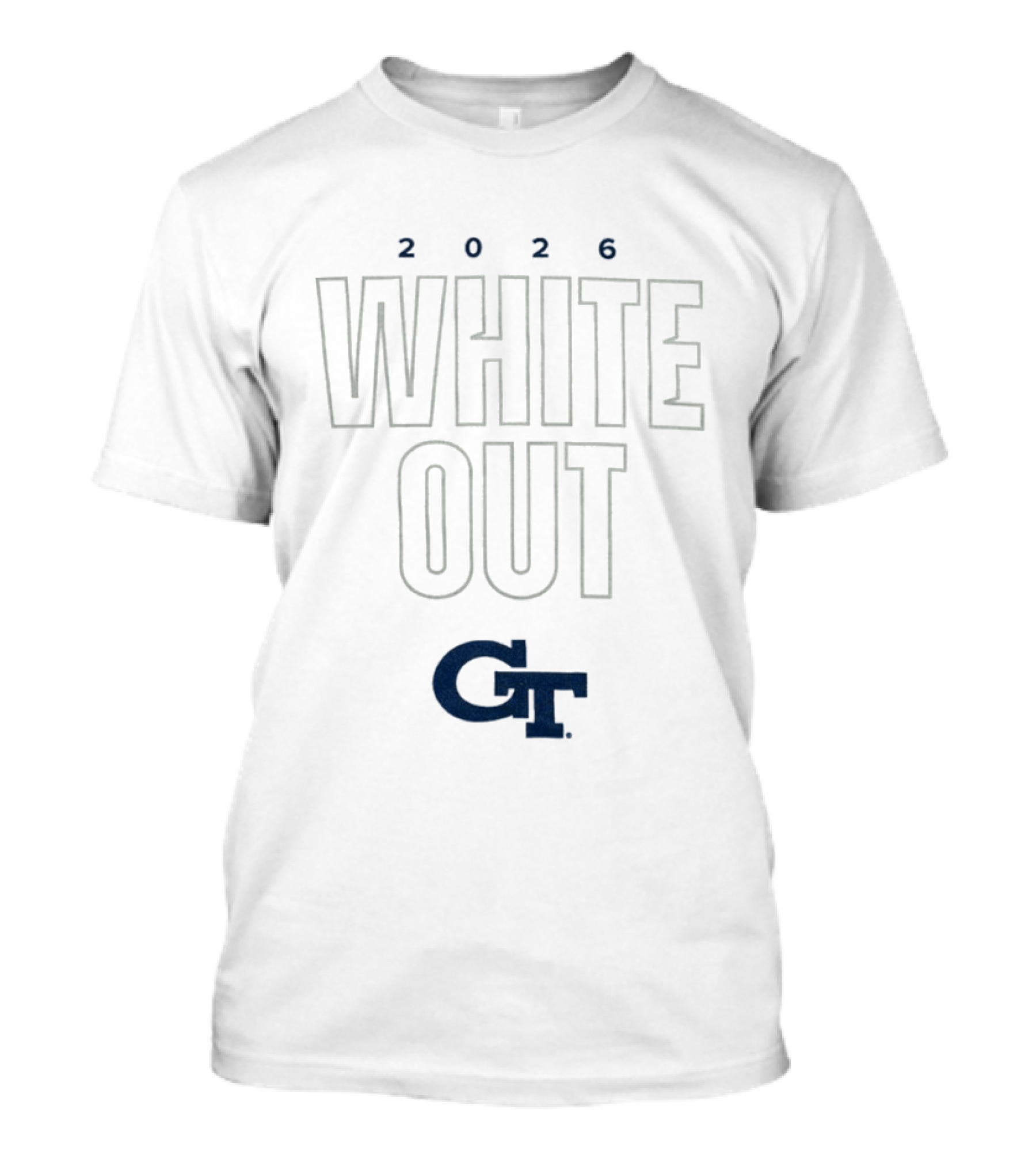 2026 White Out GT Football Event T-Shirt