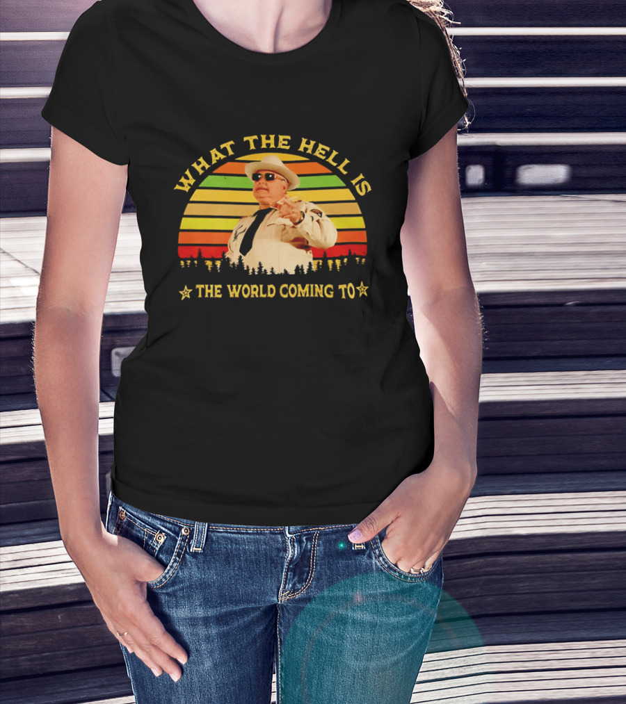 What The Hell Is The World Coming To Sheriff Buford Justice T-Shirt