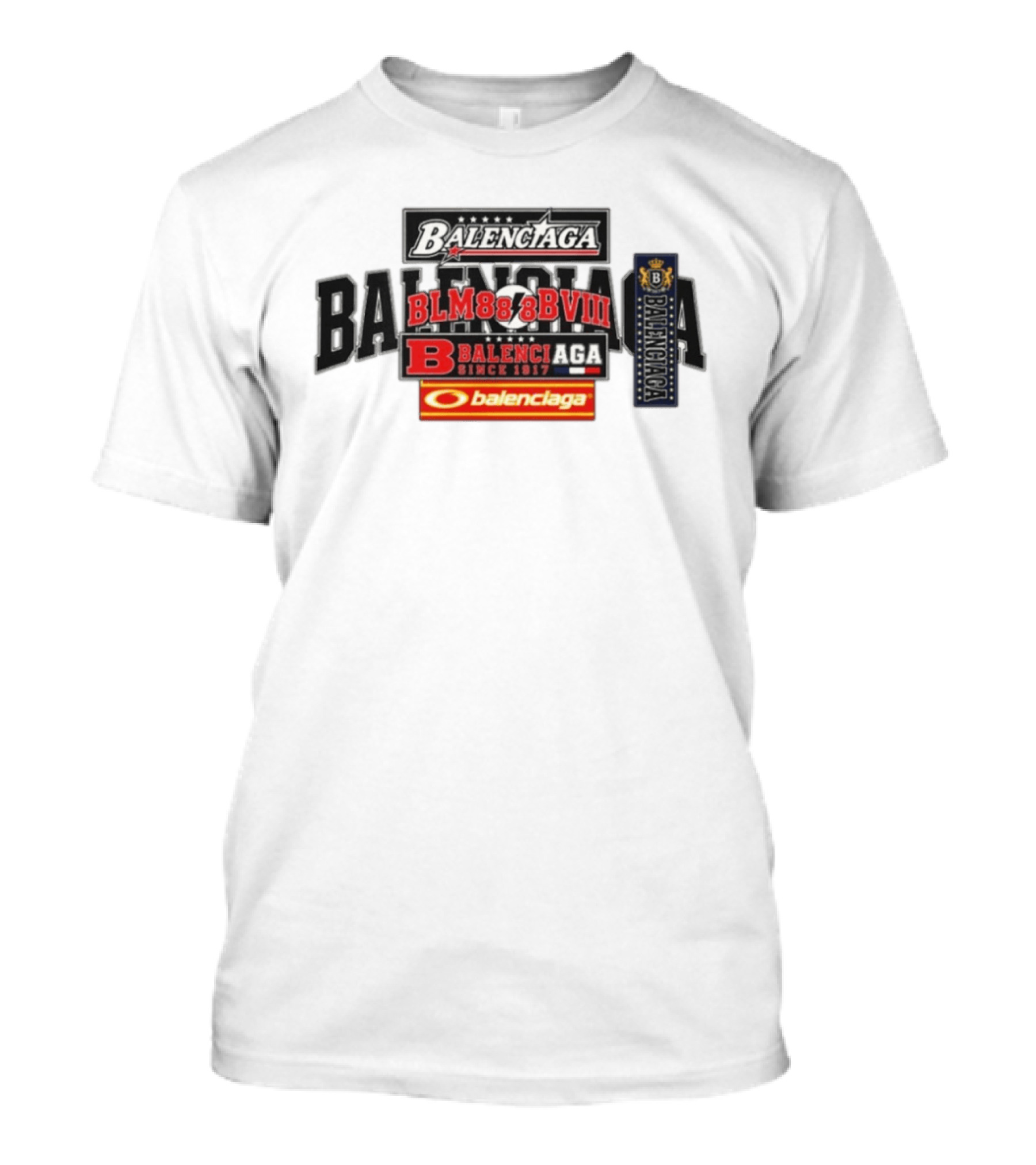 BALENCIAGA BLM888BVIII Since 1917 Balenc B T-Shirt