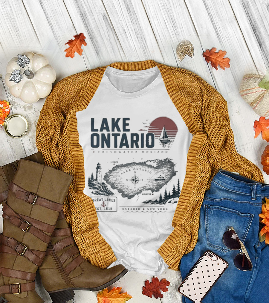 Lake Ontario Exploration Program 2026 Great Lakes Region History Nature Adventure T-Shirt